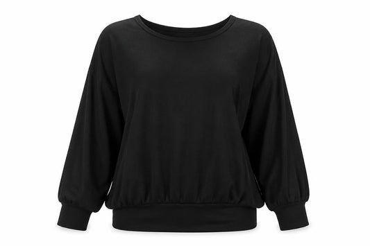 Womens UK Size L New Look Black Pullover Jumper