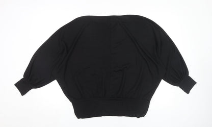 Womens UK Size L New Look Black Pullover Jumper