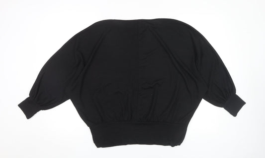 Womens UK Size L New Look Black Pullover Jumper