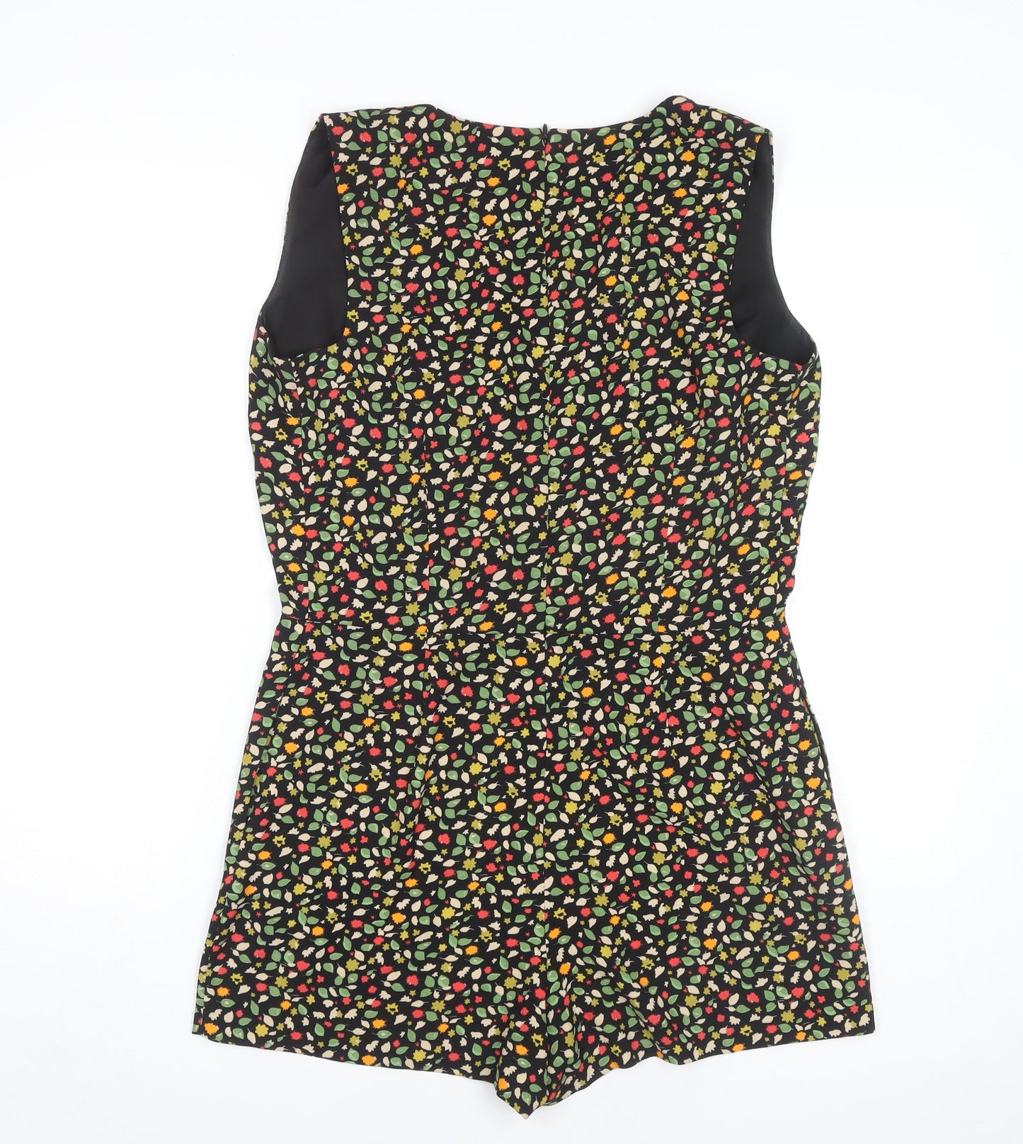 Next Women's Multicoloured Floral Playsuit Size 12