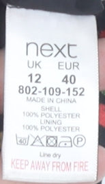 Next Women's Multicoloured Floral Playsuit Size 12