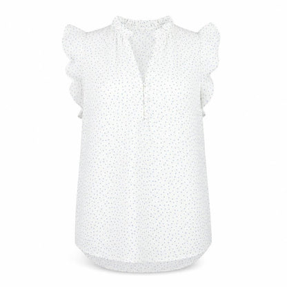 Womens UK Size 12 New Look White Basic Blouse