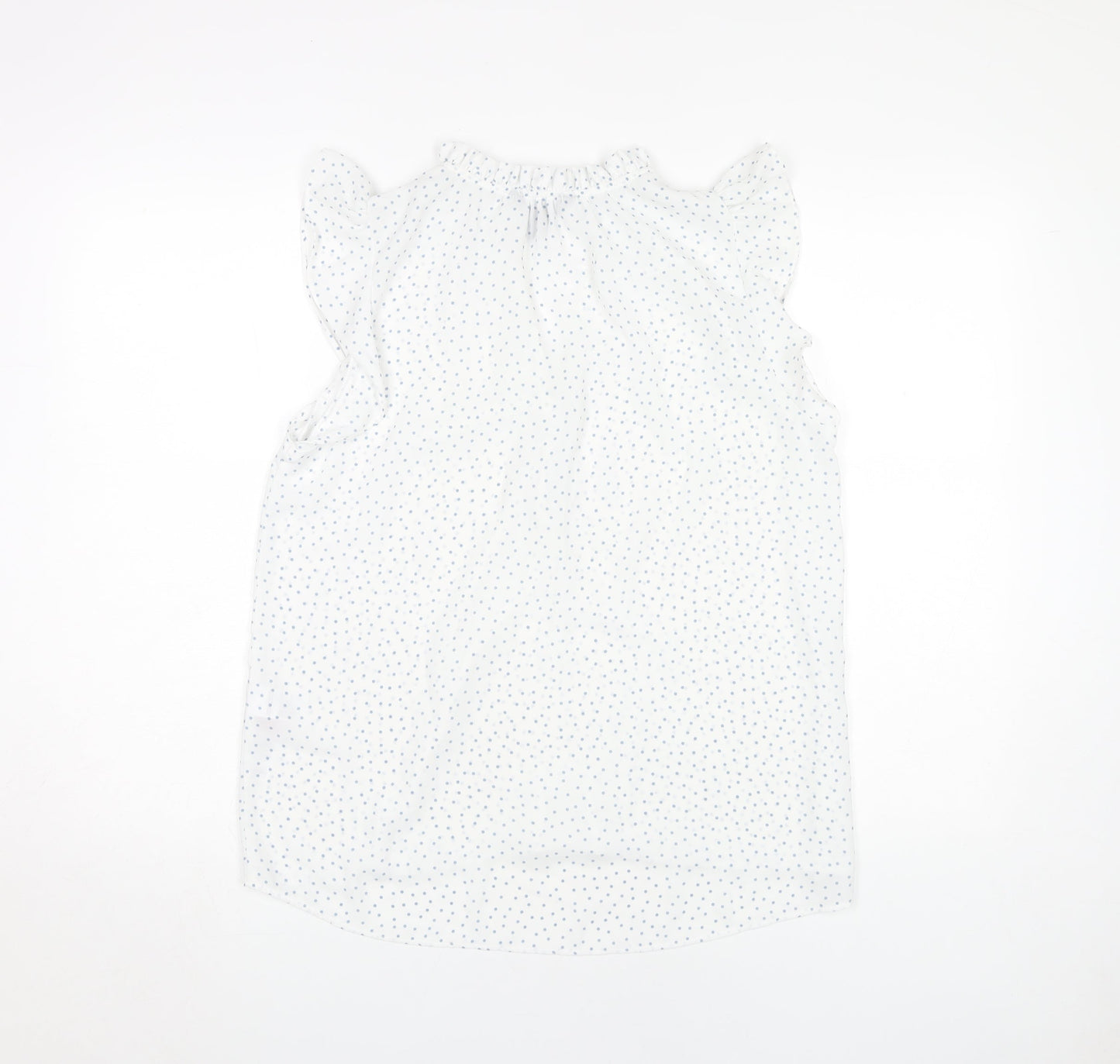 New Look Women's White UK 12 Sleeveless Blouse