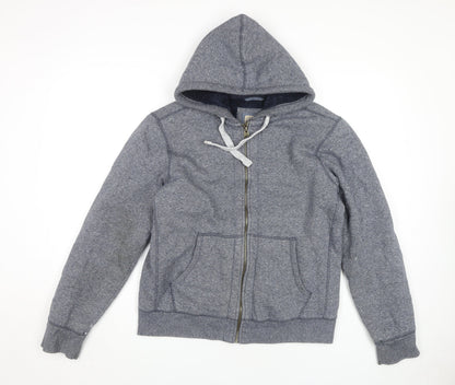 Mens UK Size M Marks and Spencer Grey Full Zip Hoodie