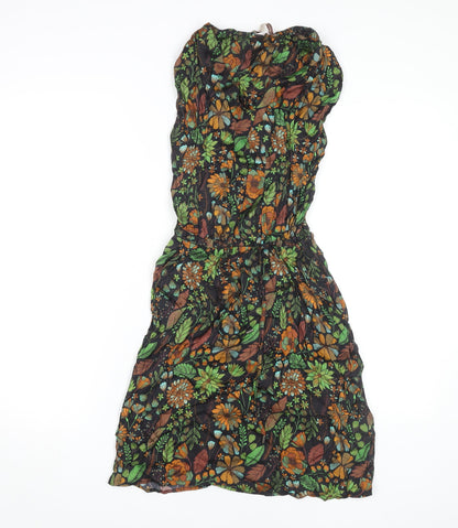 Amélie & Amélie Women's Multicoloured Floral A-Line Dress XS
