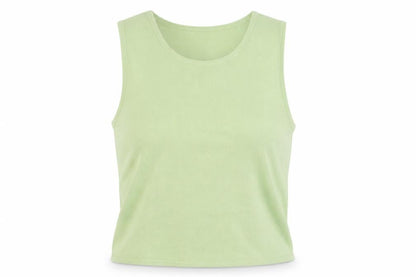 Womens UK Size 14 Marks and Spencer Green Cropped Tank