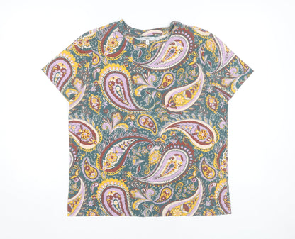 Womens UK Size 14 NEXT Multicoloured Basic T-Shirt