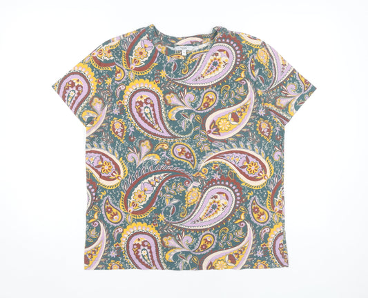 Womens UK Size 14 NEXT Multicoloured Basic T-Shirt