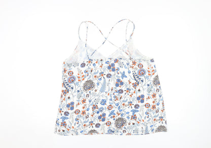 Womens UK Size 12 H&M Multicoloured Camisole Tank