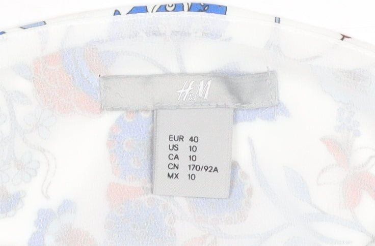 Womens UK Size 12 H&M Multicoloured Camisole Tank