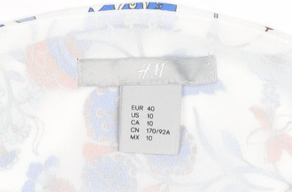Womens UK Size 12 H&M Multicoloured Camisole Tank