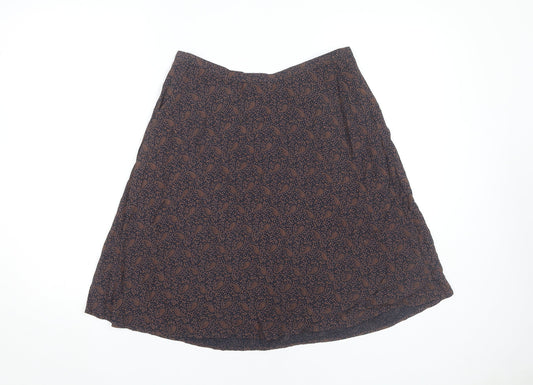 Monsoon Women's Multicoloured Paisley A-Line Skirt, Size 10