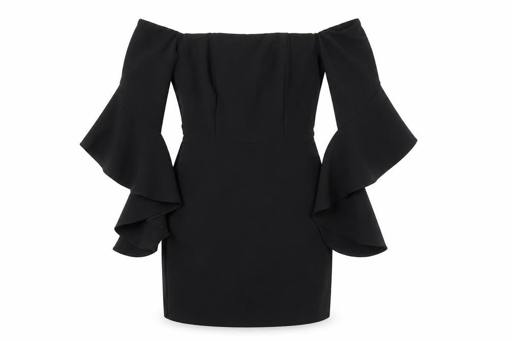 River Island Women's Black Sheath Dress, Size 10