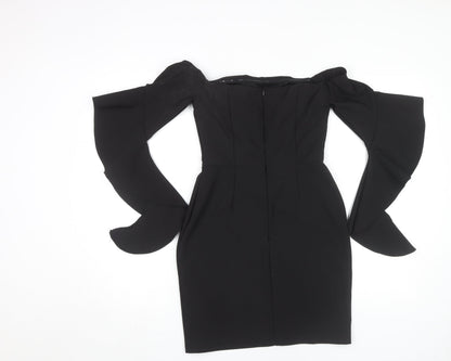 River Island Women's Black Sheath Dress, Size 10