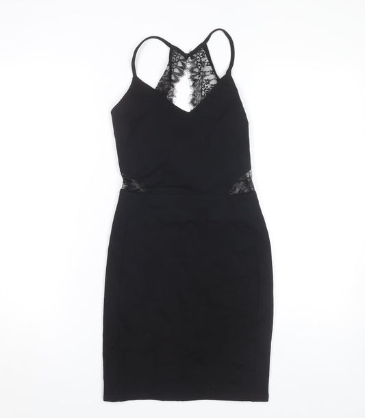 Miss Selfridge Women's Black Sleeveless Dress