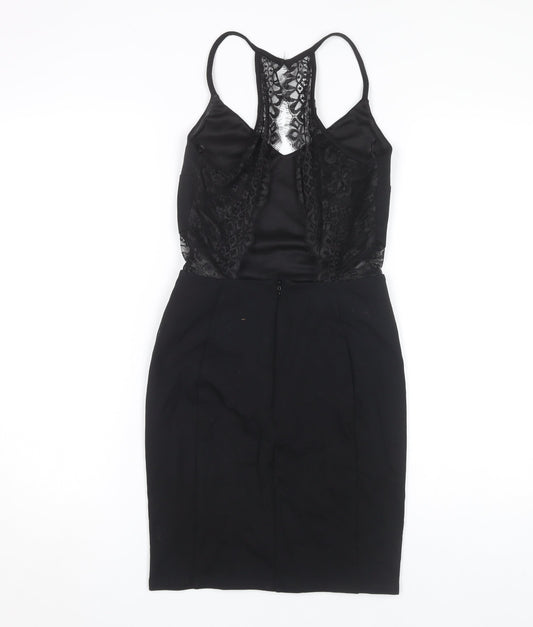 Miss Selfridge Women's Black Sleeveless Dress