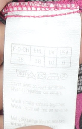 Damart Women's Pink Floral Blouse Size 10