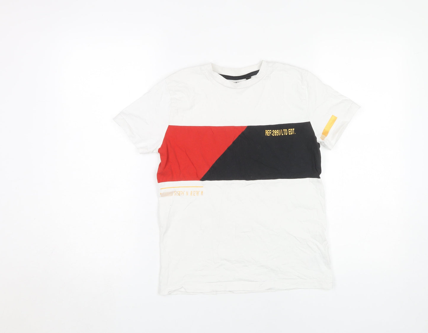 Next Boys Multicoloured Colourblock T-Shirt 10 Years