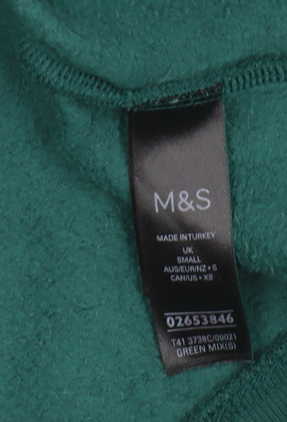 Marks and Spencer Green Women's Pullover Sweatshirt S