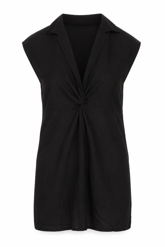 MNG Women's Black Sleeveless Short Dress Size 10