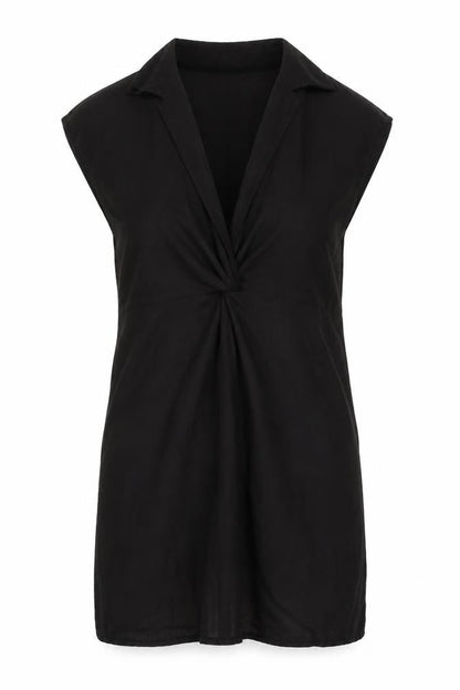 MNG Women's Black Sleeveless Short Dress Size 10