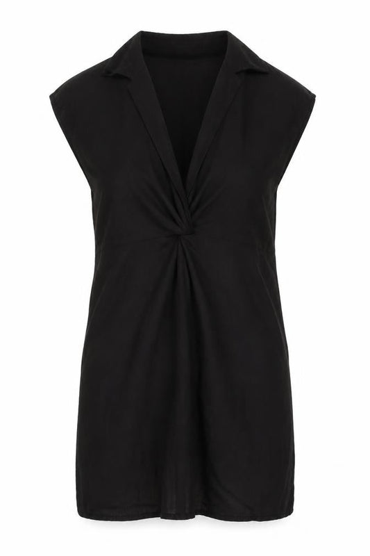 MNG Women's Black Sleeveless Short Dress Size 10
