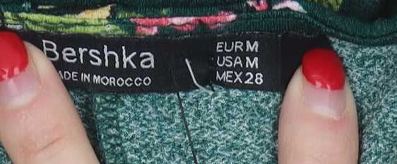 Bershka Women's Floral Playsuit in Multicolour, Size M