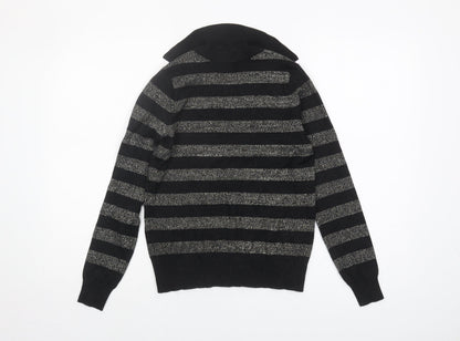 Womens UK Size XS Marks and Spencer Black Pullover Jumper