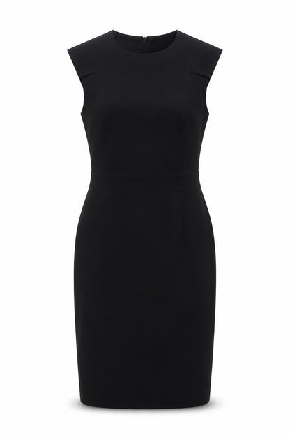 Whistles Black Sheath Dress, Women's Size 8, Sleeveless