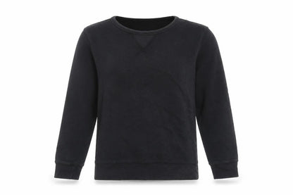 Unisex Adults UK Size 10 Pull & Bear Black Pullover Sweatshirt