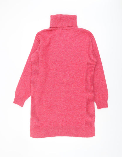 Womens UK Size S Marks and Spencer Pink Pullover Jumper