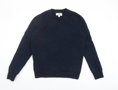Mens UK Size S Marks and Spencer Black Pullover Sweatshirt