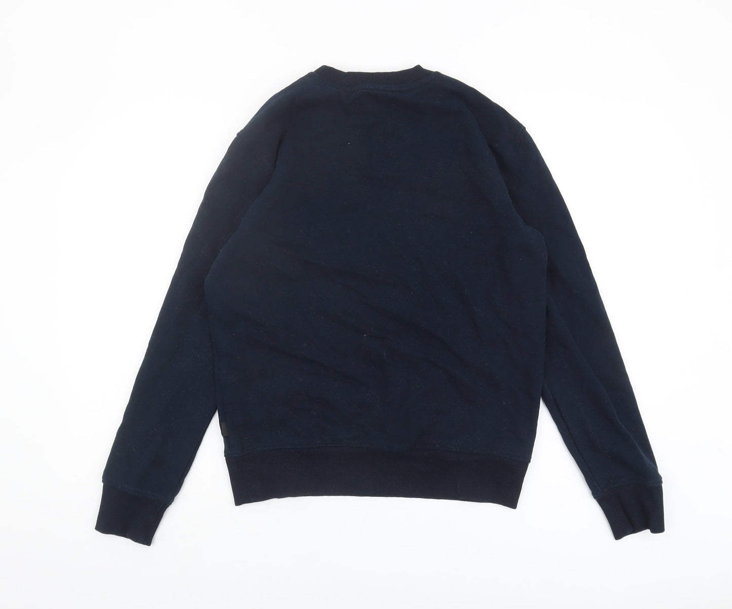 Mens UK Size S Marks and Spencer Black Pullover Sweatshirt