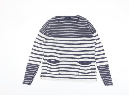 Womens UK Size 10 NEXT Blue Pullover Jumper