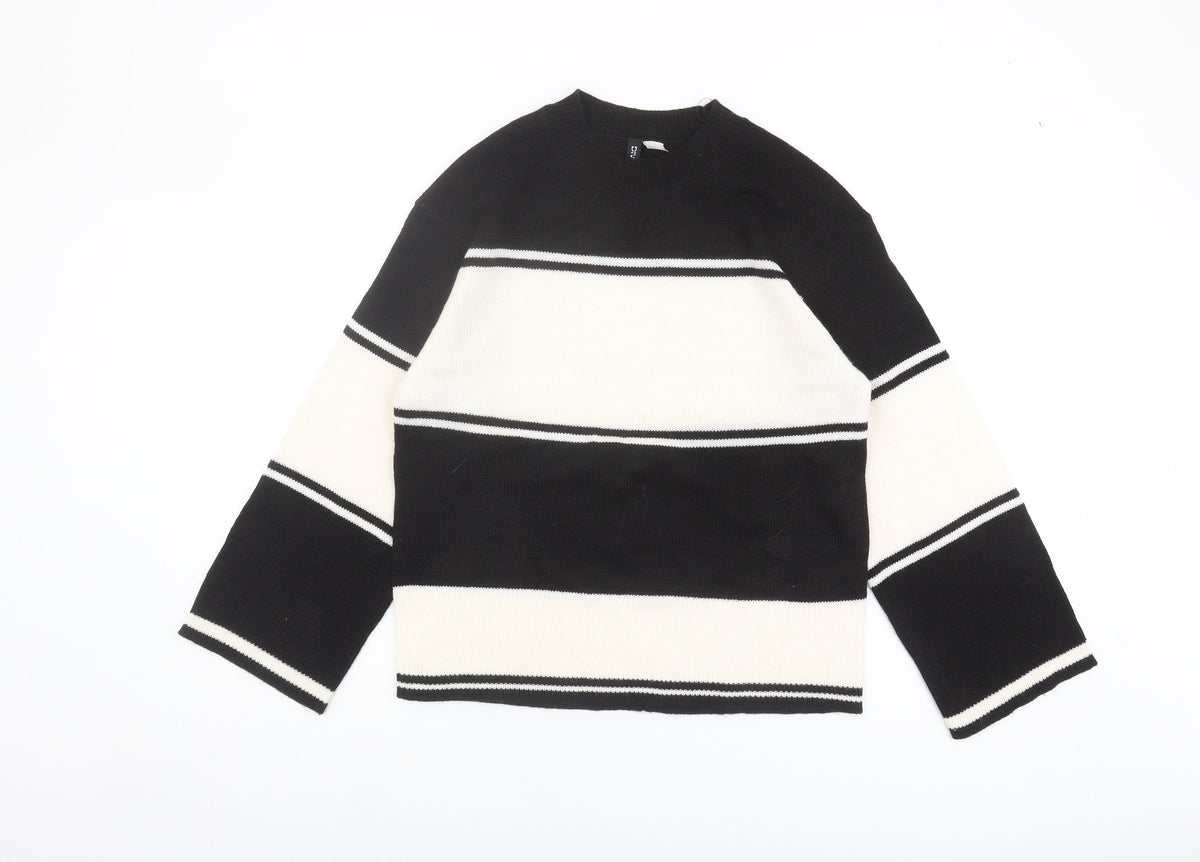Womens UK Size XS H&M Black Pullover Jumper