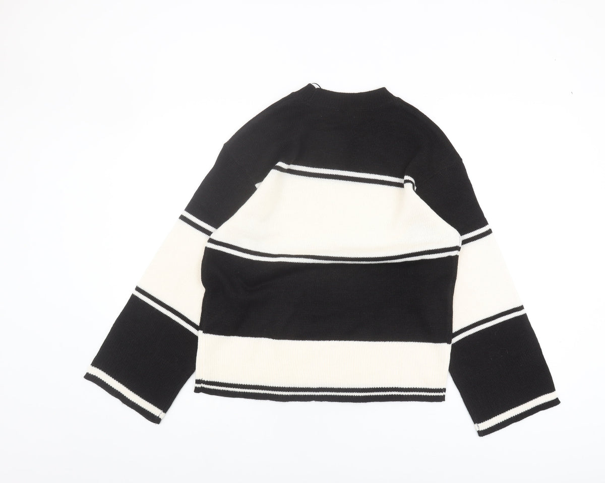 Womens UK Size XS H&M Black Pullover Jumper