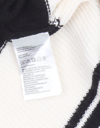 Womens UK Size XS H&M Black Pullover Jumper