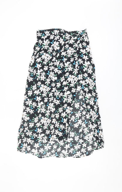 Bershka Women's Floral Skirt, Multicoloured, Size 12