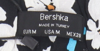 Bershka Women's Floral Skirt, Multicoloured, Size 12