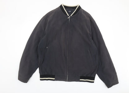 Mens UK Size XL guise Black Bomber Jacket