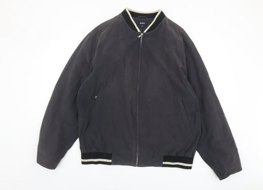 Mens UK Size XL guise Black Bomber Jacket