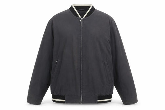 Mens UK Size XL guise Black Bomber Jacket
