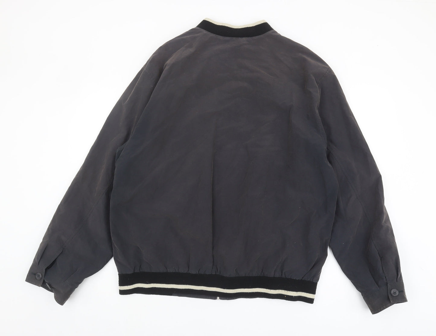 Mens UK Size XL guise Black Bomber Jacket