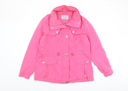Womens UK Size 14 Marks and Spencer Pink Basic Jacket