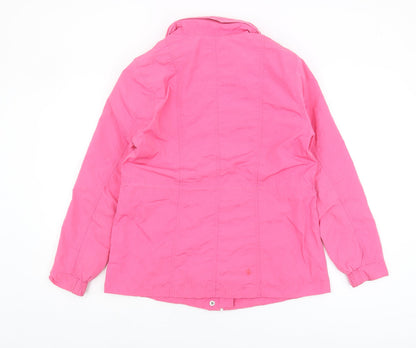 Womens UK Size 14 Marks and Spencer Pink Basic Jacket