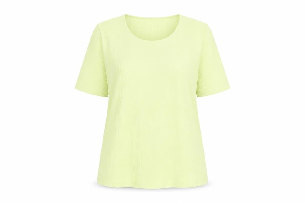 Womens UK Size 16 Eastex Green Basic T-Shirt