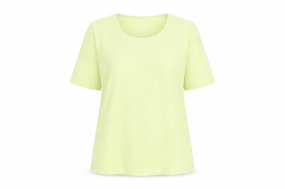 Womens UK Size 16 Eastex Green Basic T-Shirt