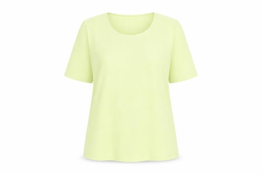 Womens UK Size 16 Eastex Green Basic T-Shirt