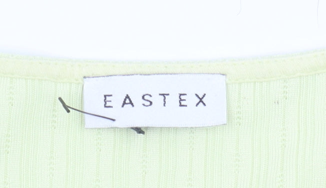 Womens UK Size 16 Eastex Green Basic T-Shirt