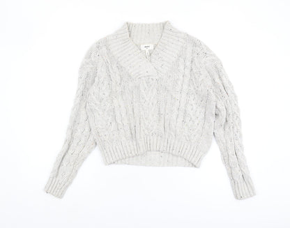 Womens UK Size M OBJECT Ivory Pullover Jumper